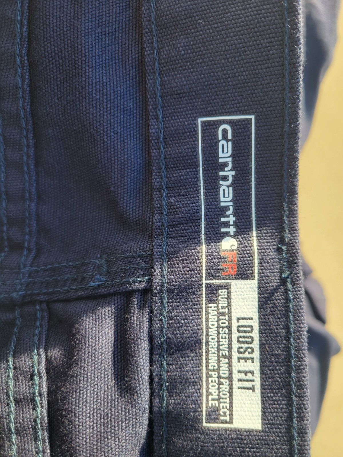 NWT Carhartt FR159 Pants Men’sNavy Blue Midweight Canvas Flame Resist See Photos