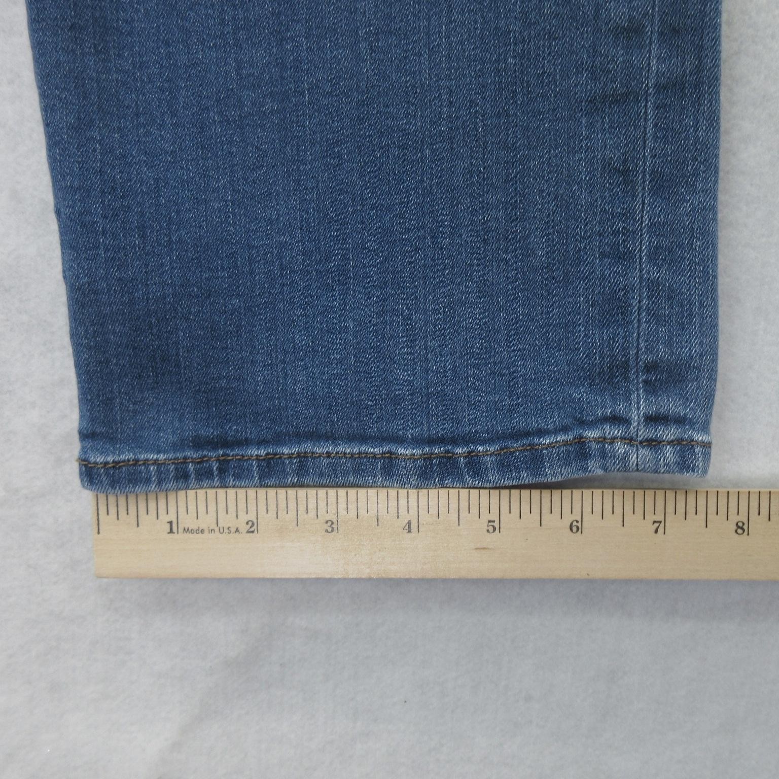 Mavi Jeans Mens 33×30 Blue Medium Wash Slim Straight Stretch Denim Pants Casual