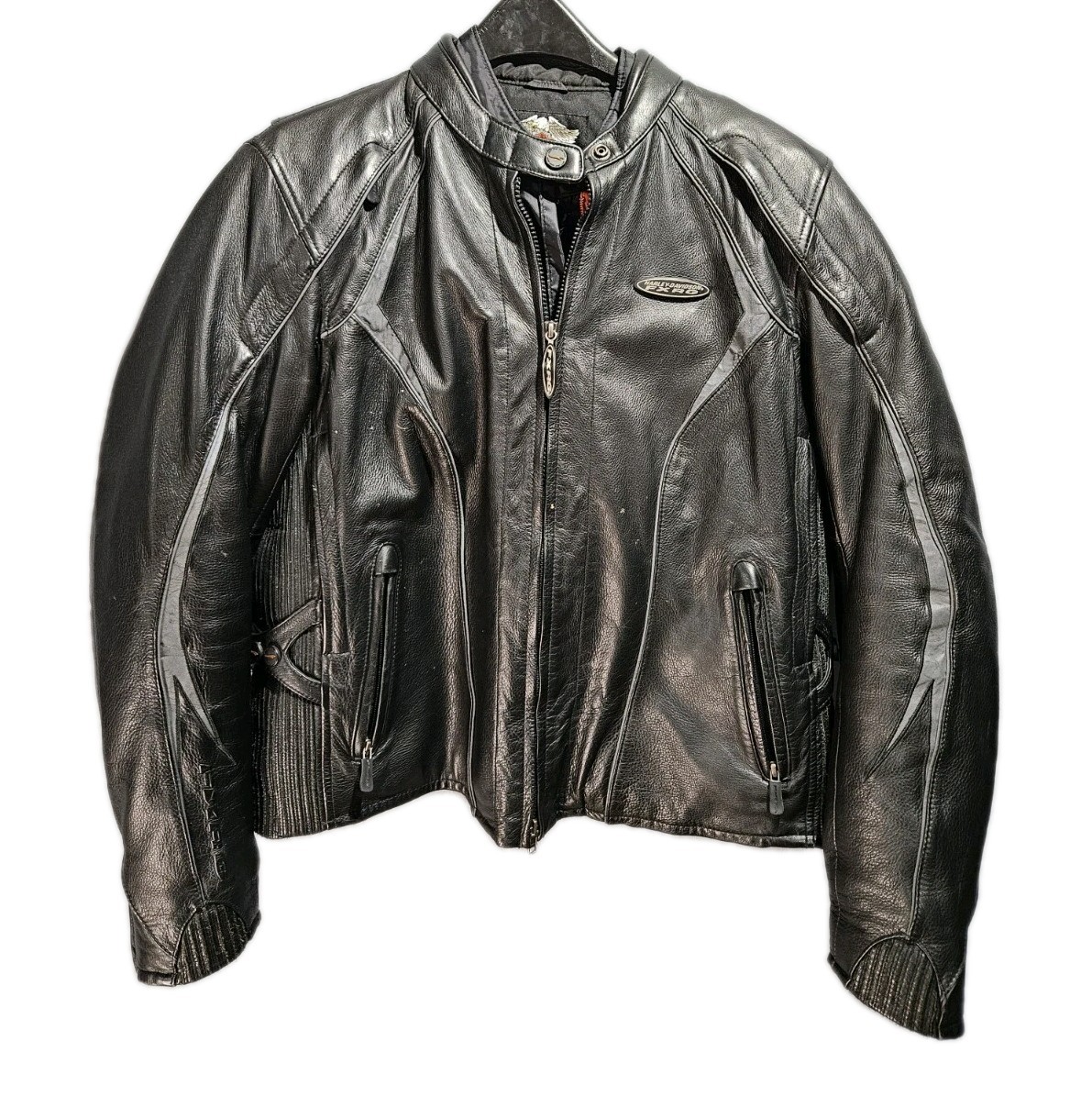 Harley-Davidson FXRG Functional Black Leather Riding Jacket Women’s Size 1W (XL)