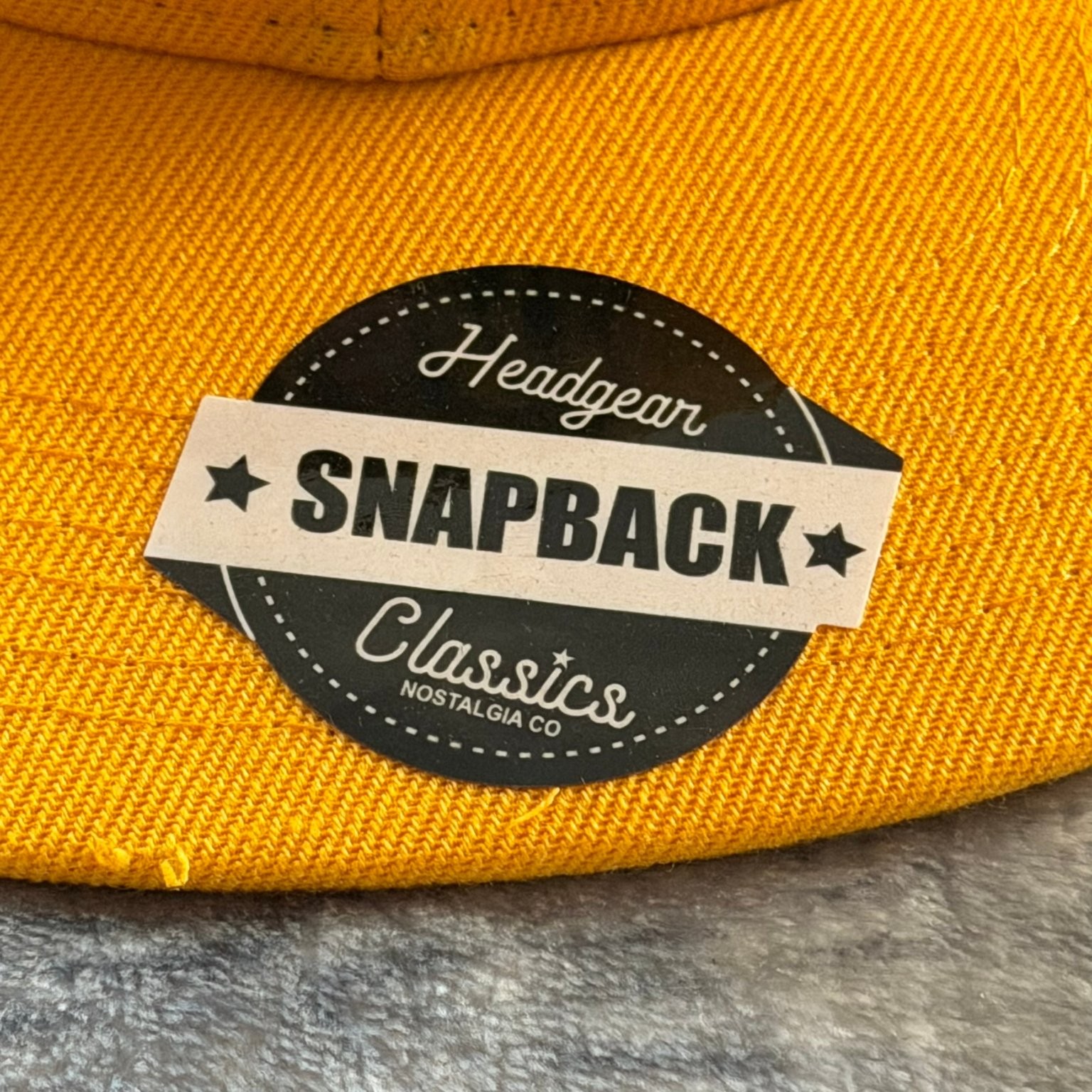 Headgear Classics Kill Bill Vol. 1 Snapback Hat Men’s One Size Yellow