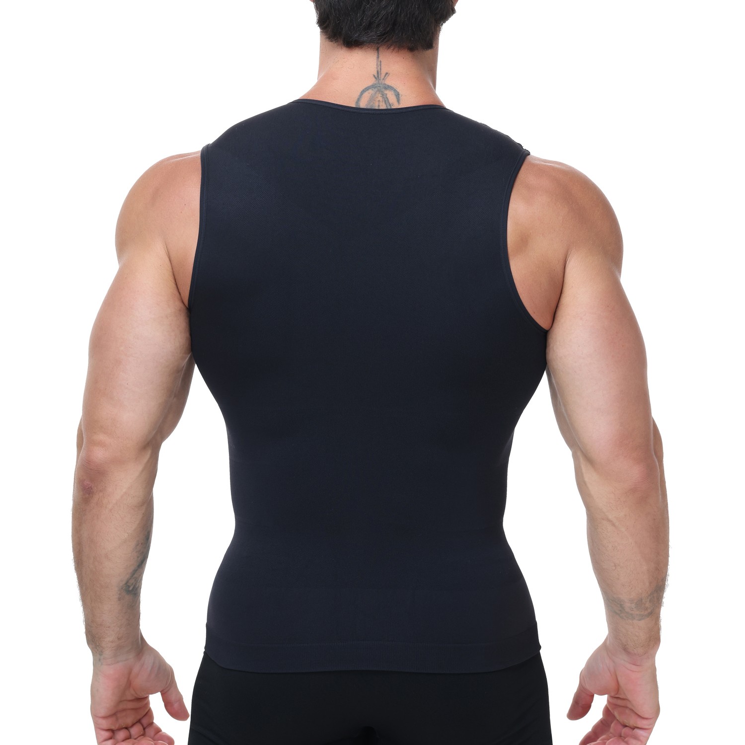 Men’s Tight Undershirts Top Waist Shaper Figure Shaping Tummy Control Underwear