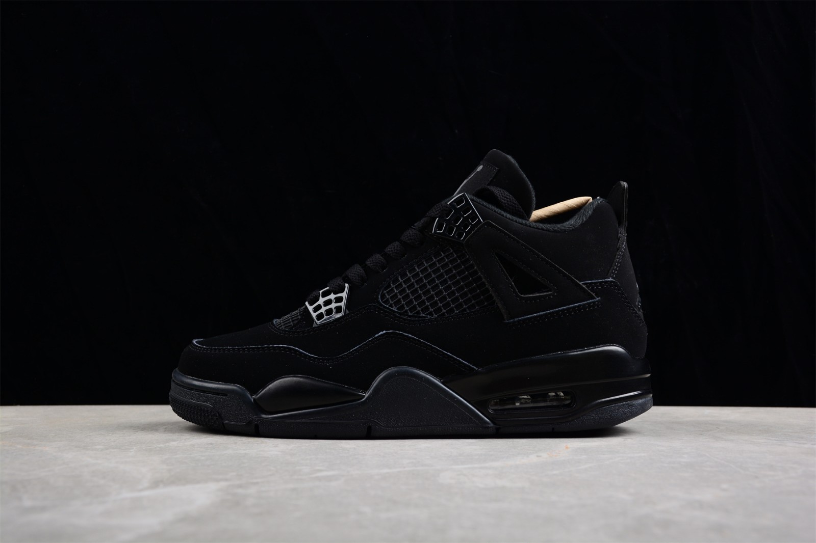 US Men’s Size 7-12 Jordan 4 Retro “Black Cat” Basketball Shoes Mid Top