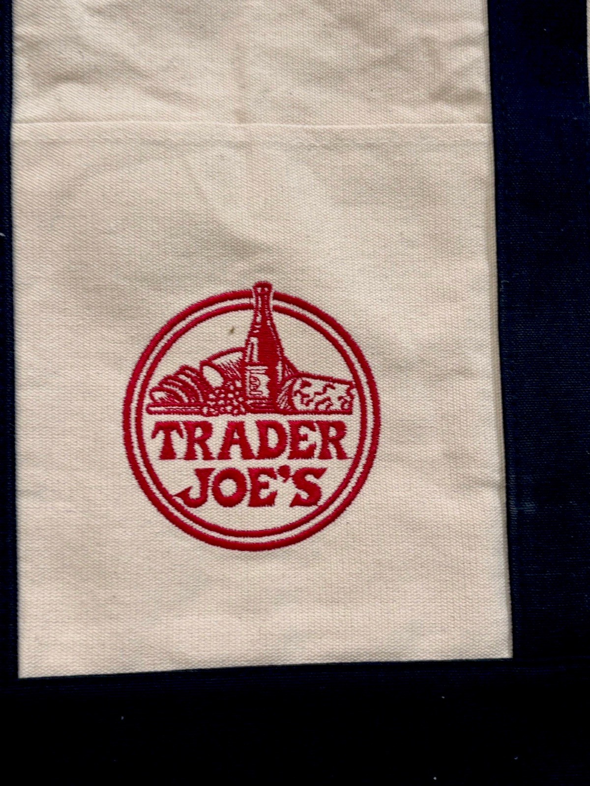 🚨Limited Edition Trader Joe’s Navy Blue Tote Bag Brand New/Never Used With Tags