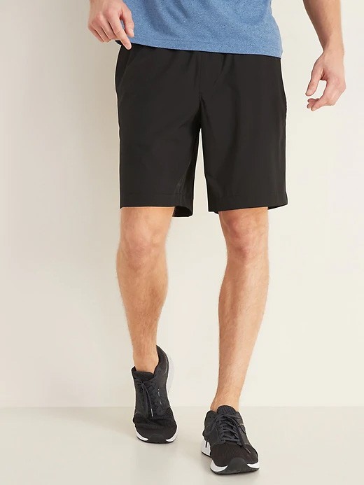 ~Old Navy Active Go-Dry Shade Hybrid 9-inch Jogger Shorts Black XS X-Small 30~