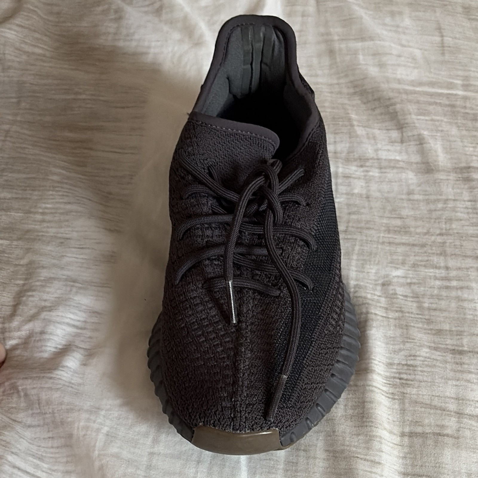 adidas Yeezy Boost 350 Black Low Top Lace Up Sneaker Casual Activewear Men