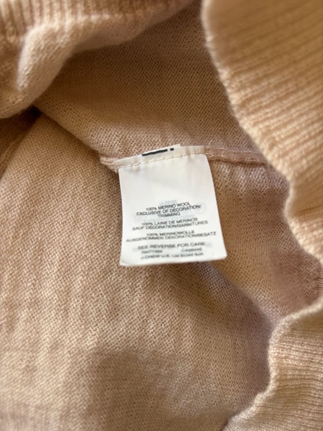 J.Crew 100% Merino Wool Cardigan with Sequin Embellished Placket