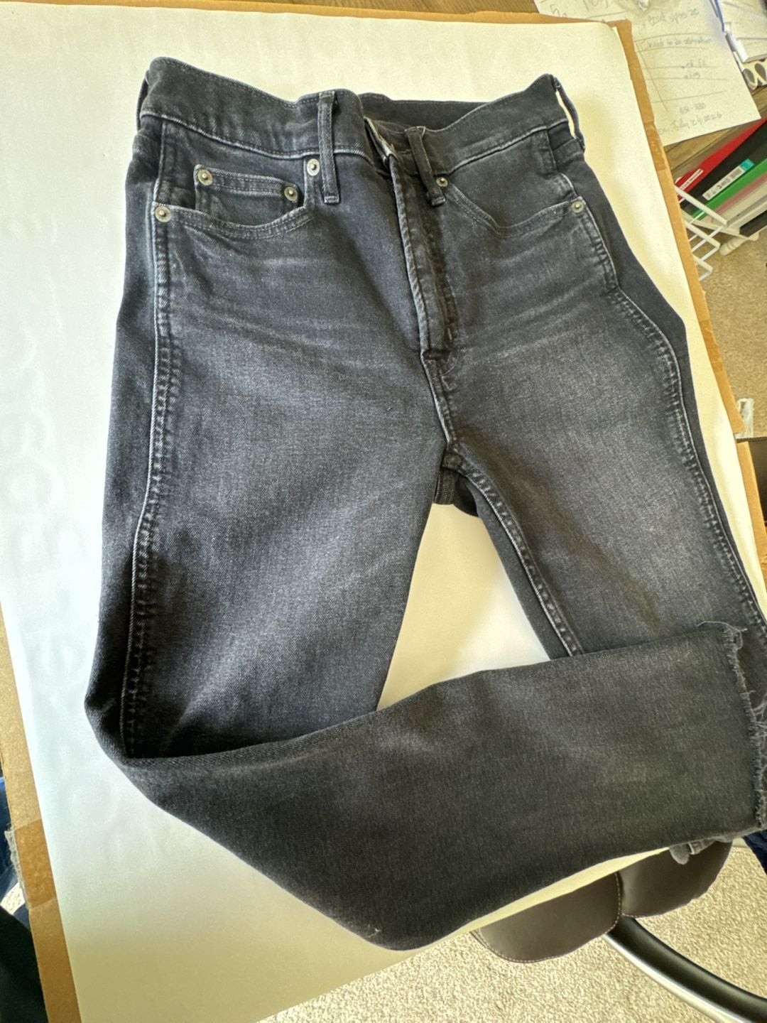 Gap Vintage Slim High Rise Black Denim Jeans