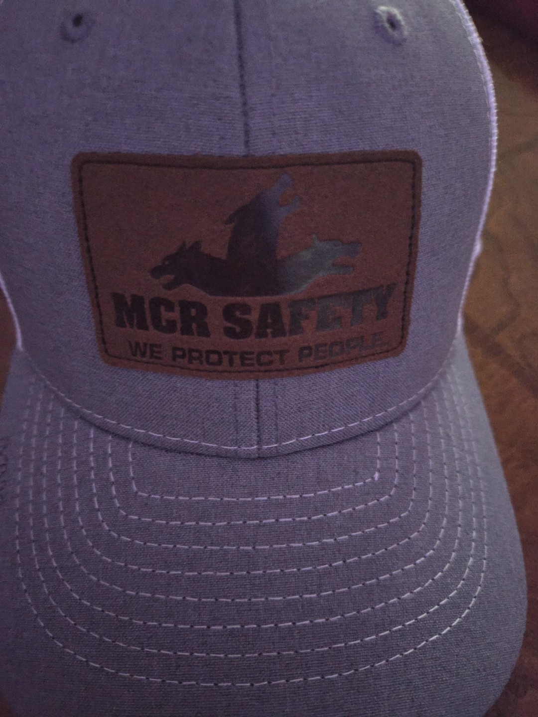 MCR Safety Baseball Cap Hat Snapback Grey Industrial