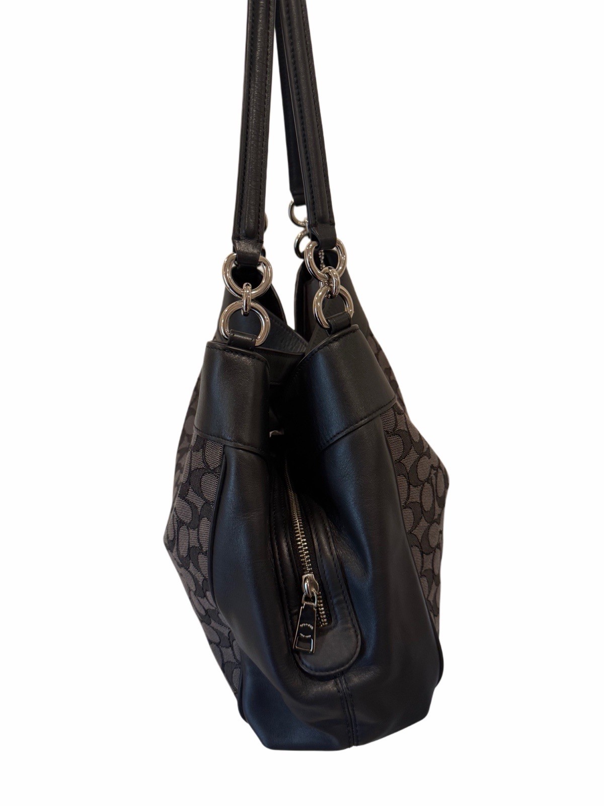 Coach Lexy Shoulder Bag – Signature Jacquard & Leather (F27579 / K1757-F27579)
