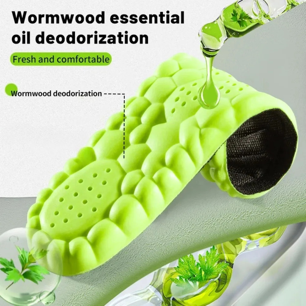 4D Sport Insole Super Soft Shock Absorption Orthopedic Inserts For Basketball Ru