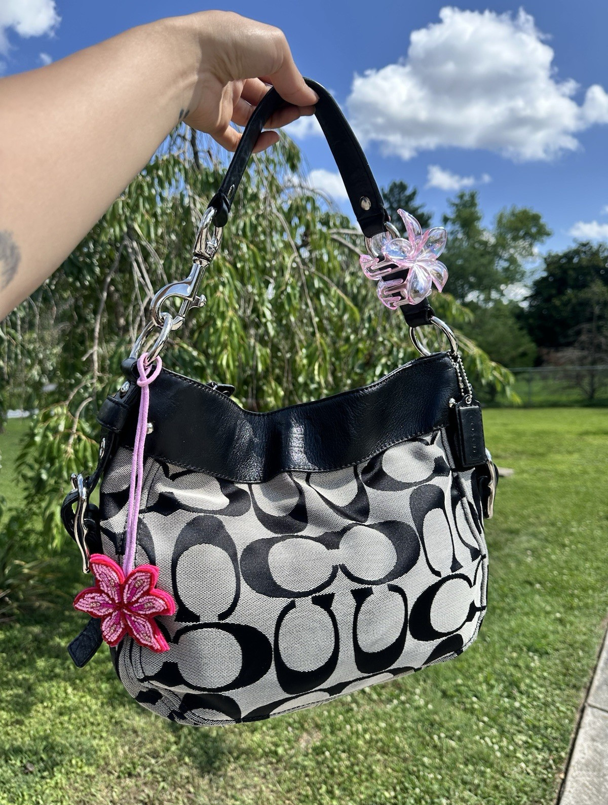 Coach Zoe Signature Hobo Bag