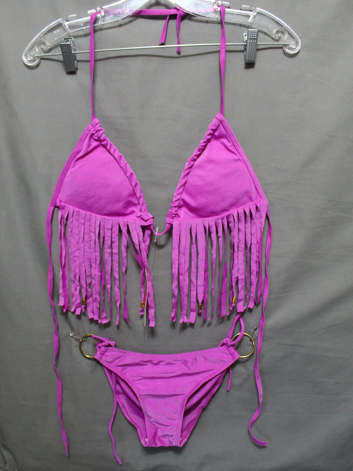 SWIMMART BIKINI women 2 piece purple 80% nylon 20% spandex Size Small/Medium NEW