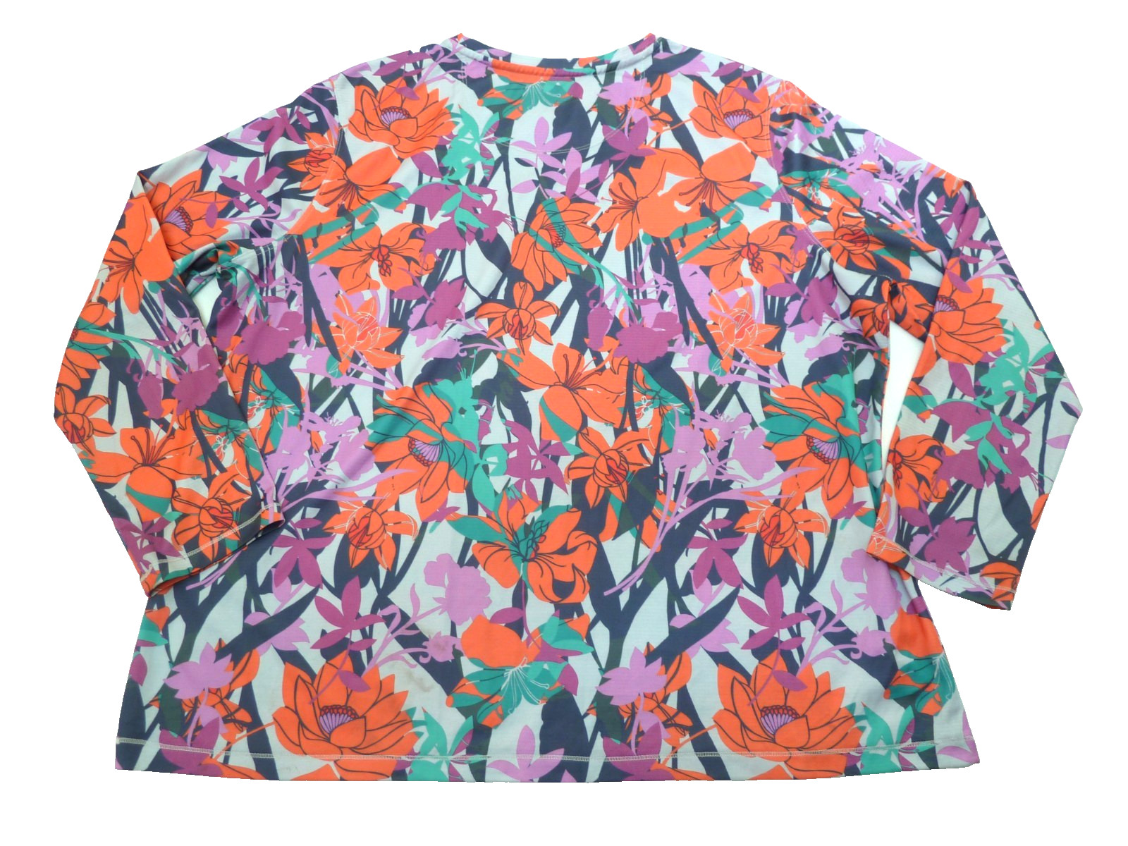 Reel Legends Performance Freeline Top Women 2XL Tropical Print UV Protection