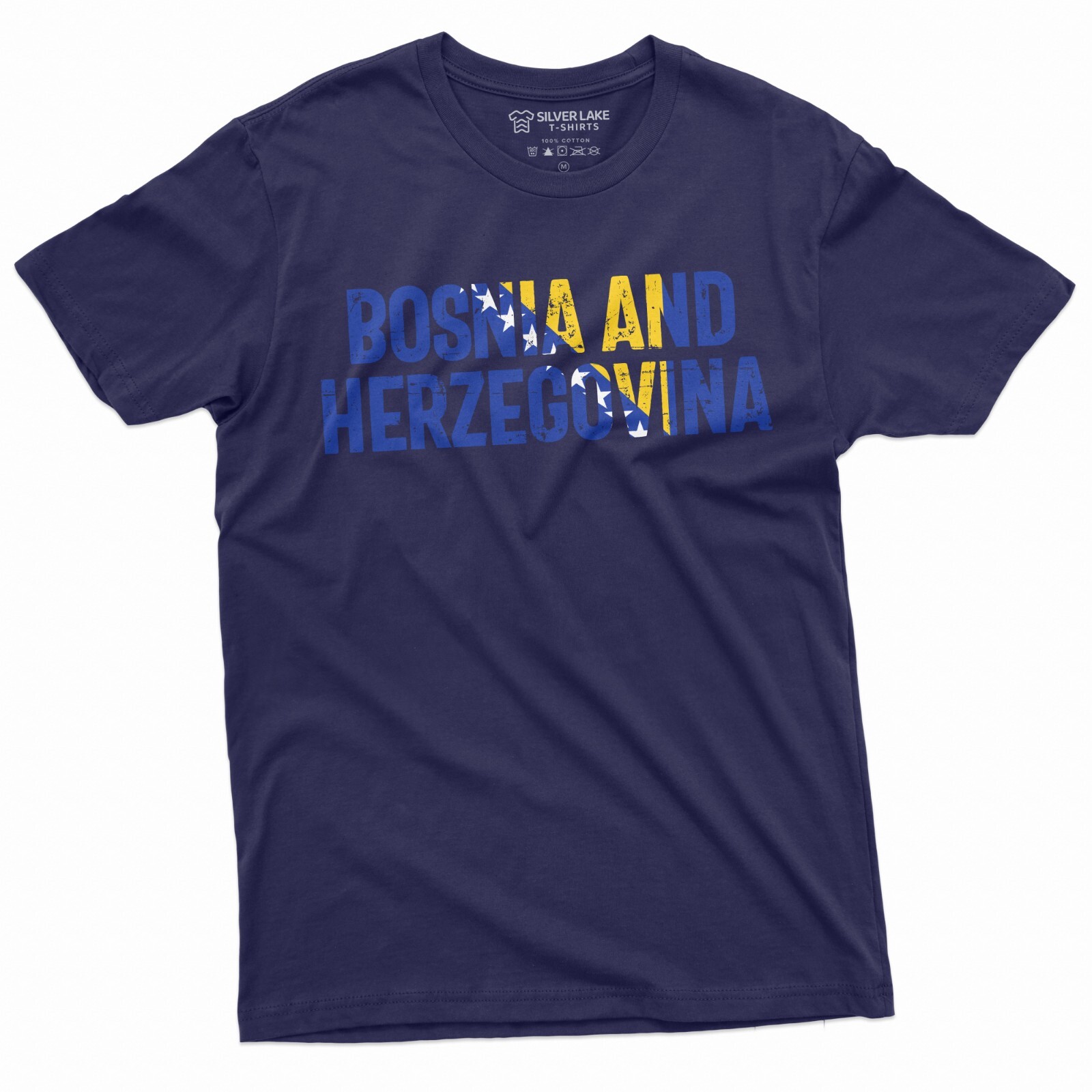 Bosnia and Herzegovina T-shirt zastava Bosne i Hercegovine Mens Womens T shirt