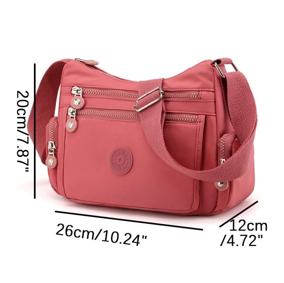 New Ladies Waterproof Messenger Cross Body Handbag Bag Shoulder Bag Womens Purse