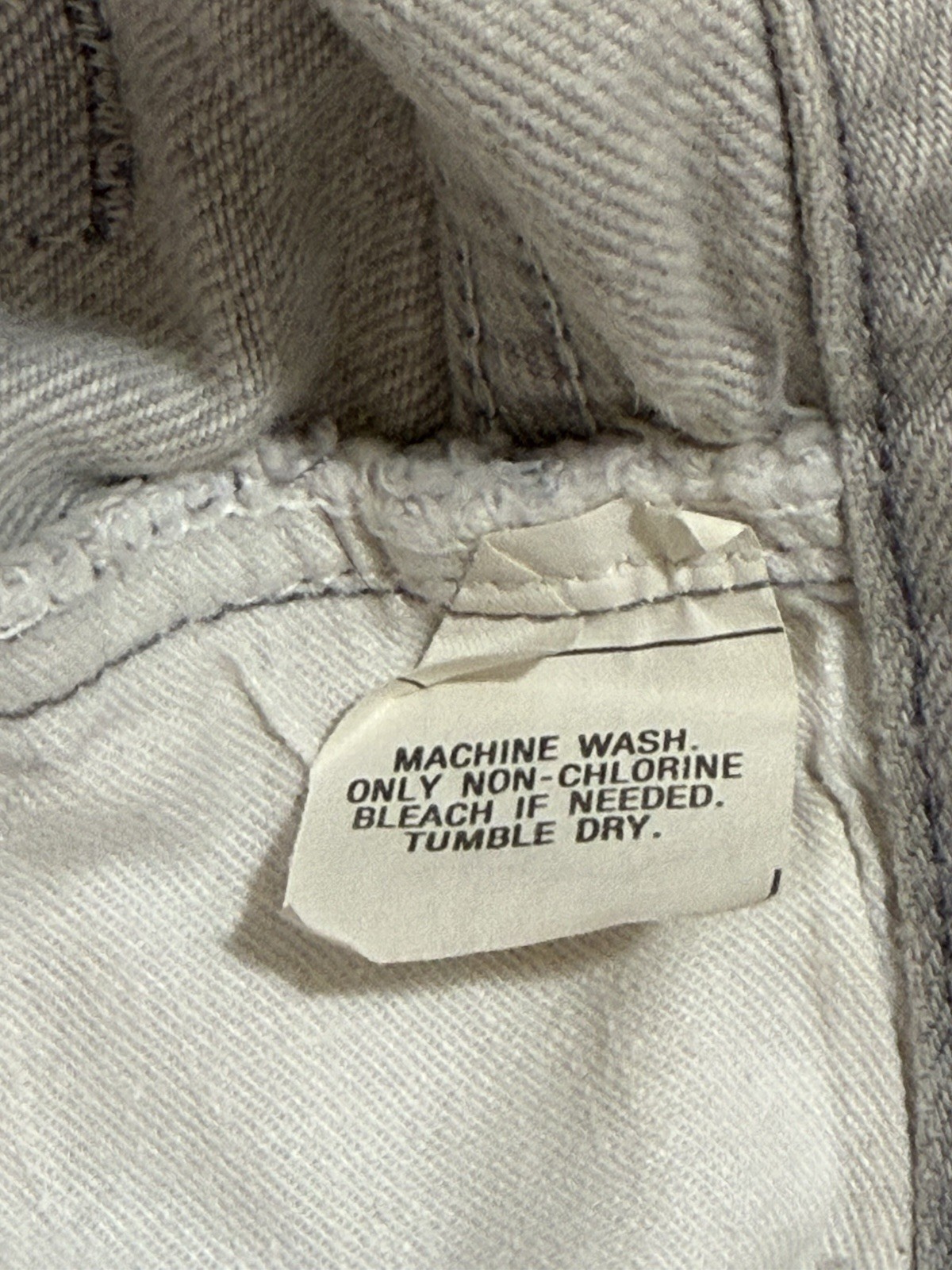 Levi’s 501 XX Mens Gray Light Wash Denim Straight Fit 32×30 Made in USA