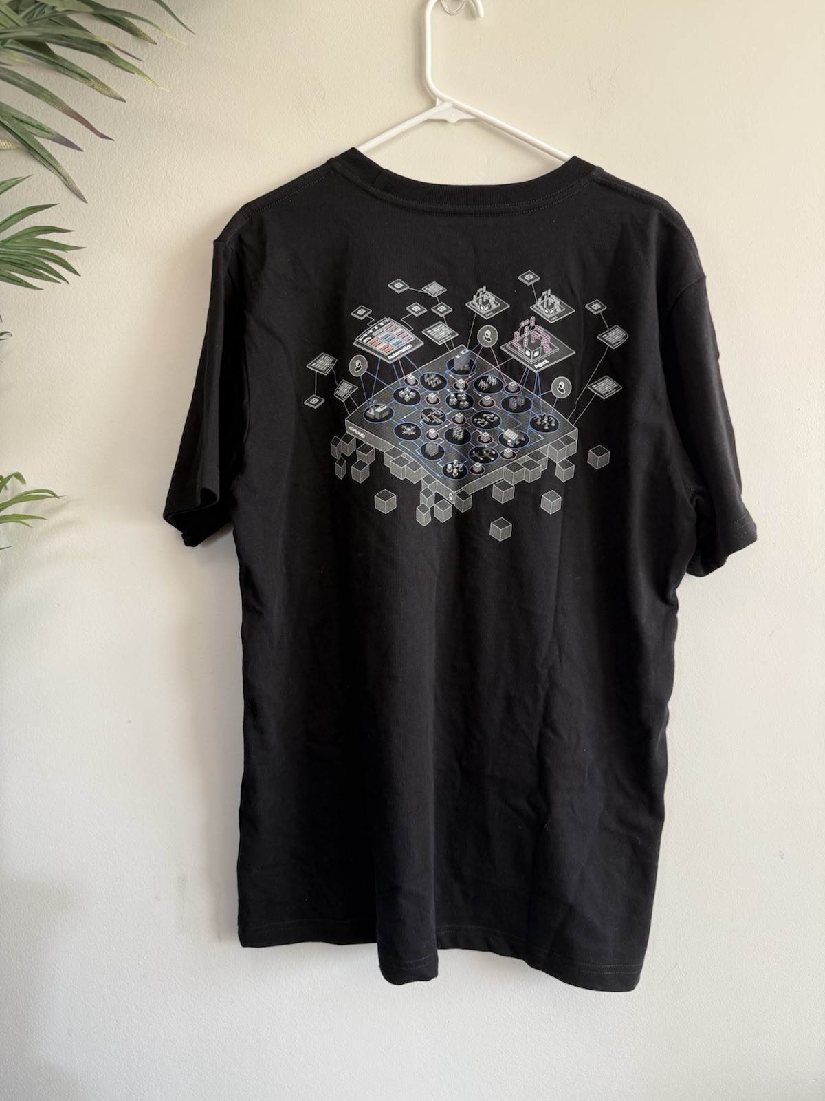 2003 PLTR Softwear Men’s Black Graphic Print Logo T-Shirt XL Crew Neck Cotton