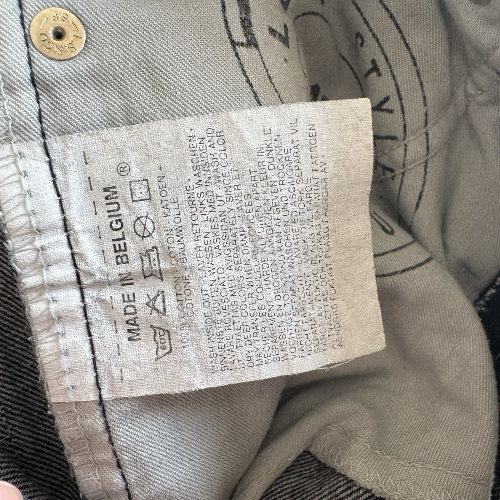 Levi’s 615 Jeans Men’s W32 L29 Grey Regular Straight Fit Zip Fly Orange Tab 90s