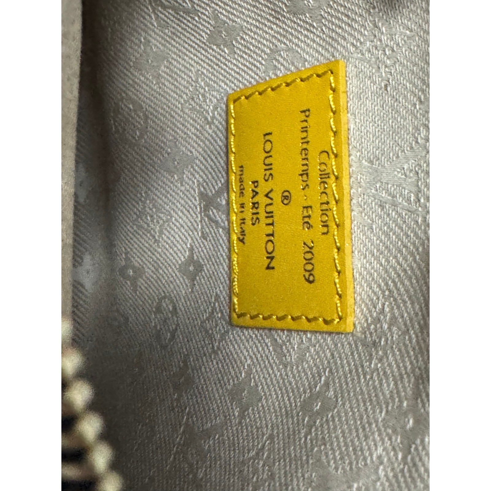Vintage Louis Vuitton Limited Edition Savane Flight Mini Bag Yellow Leopard