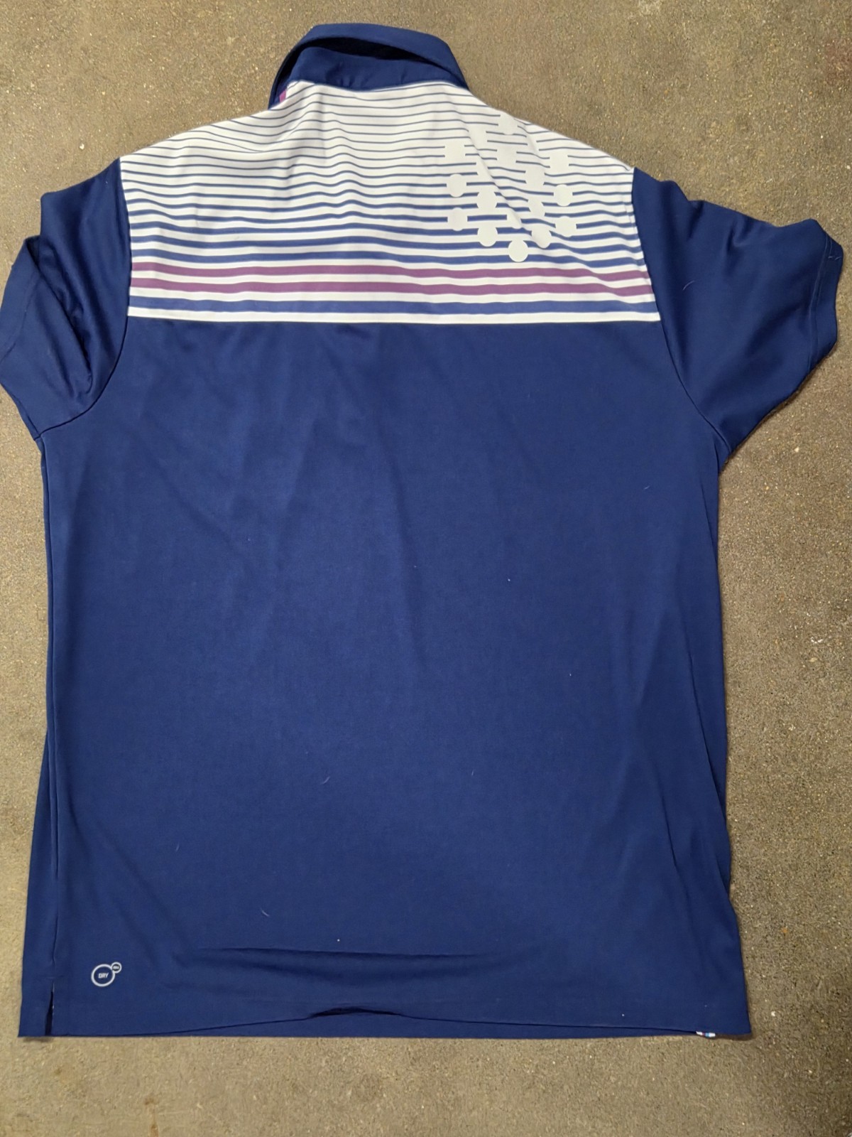 Puma Polo Shirt Blue L Cobra Golf USA