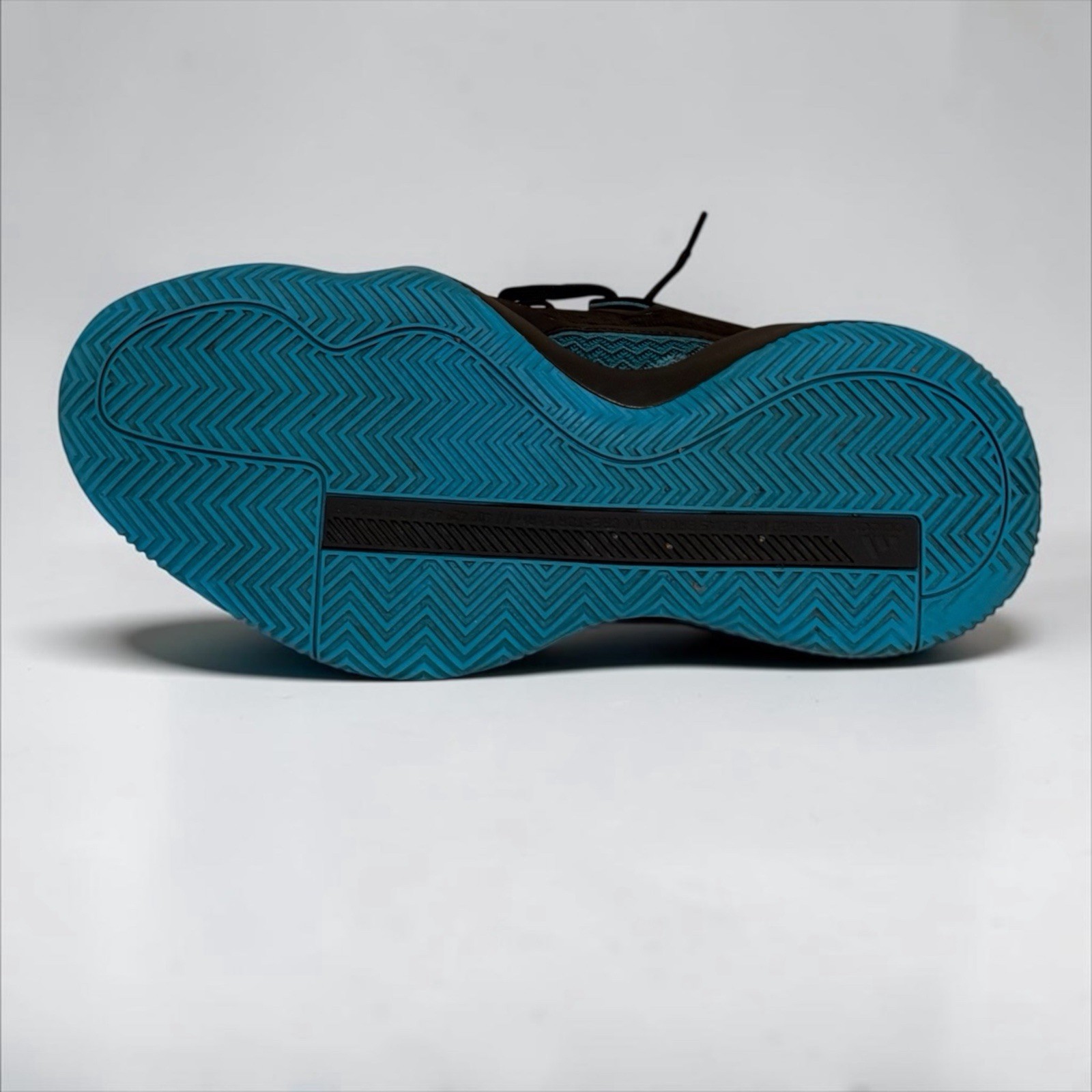 adidas Pro Vision Basketball Shoes Shock Cyan Teal/Black BB9302 Men’s Size 12.5