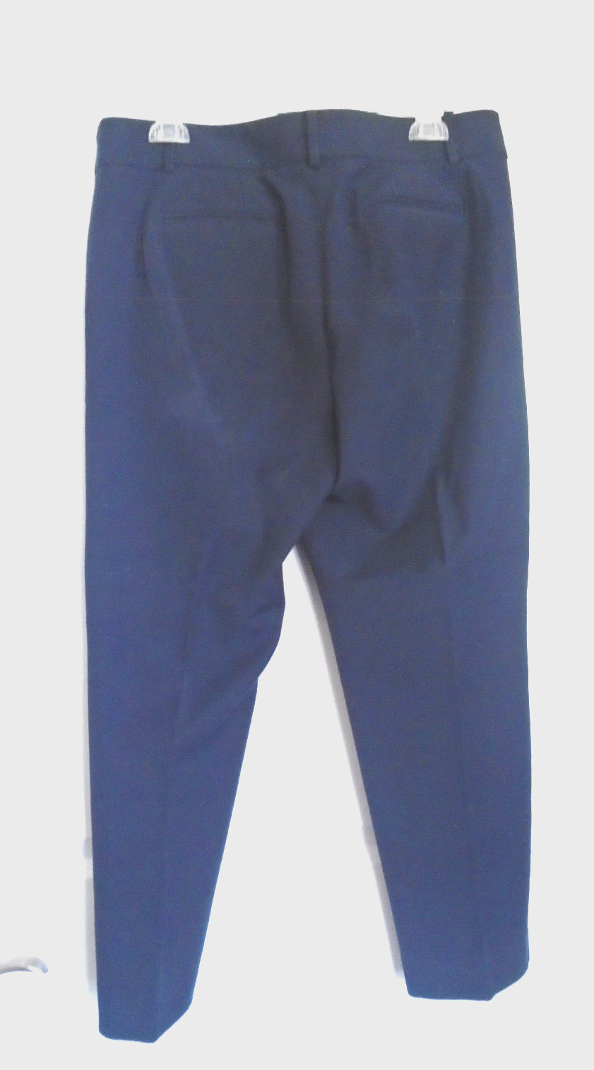 TALBOTS Dark Navy Cotton Polyester Blend Long Pants Size 12 Made in Jordan!