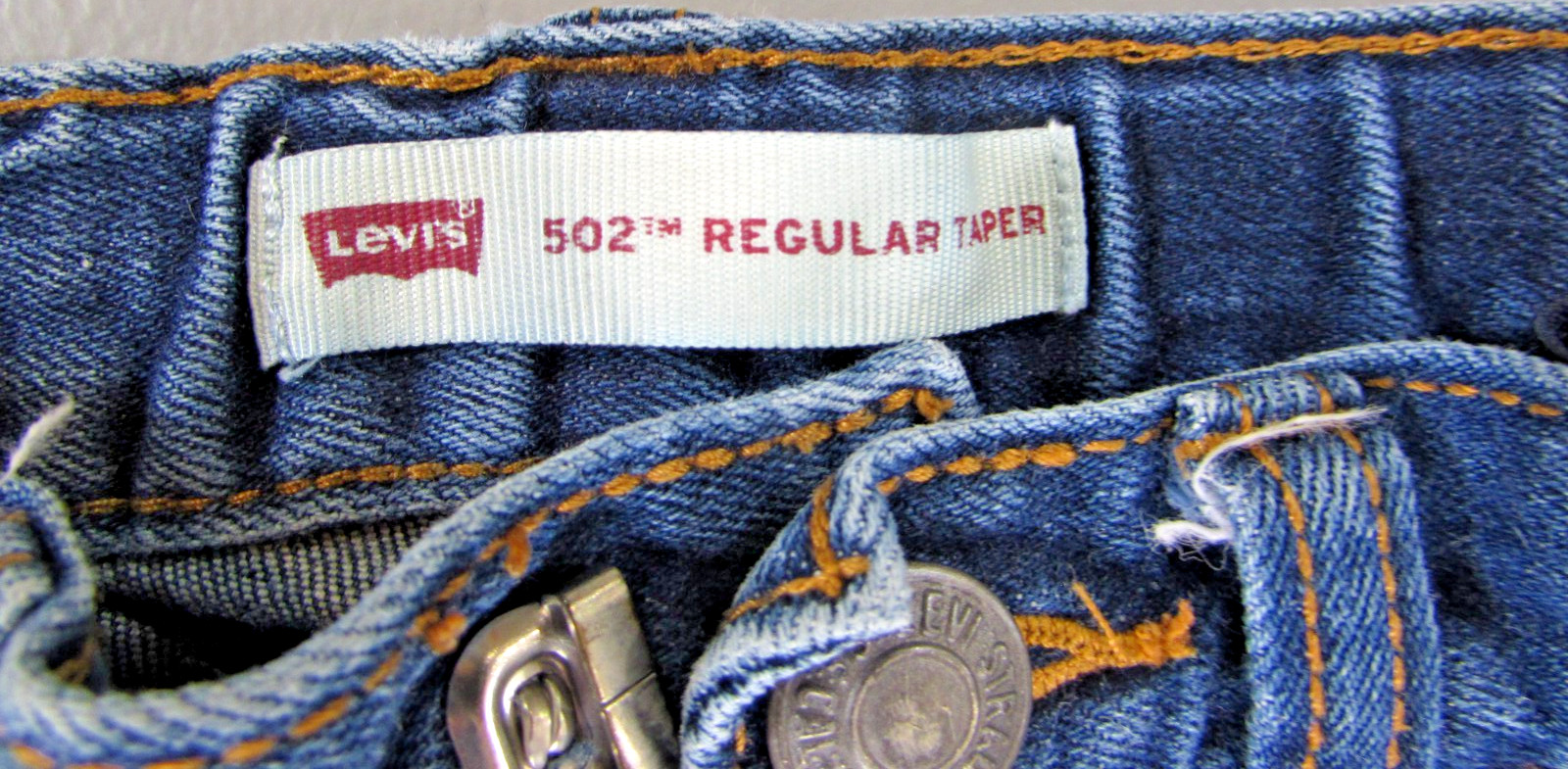 LEVIS Boys Size 6 Reg 502 Levi Strauss & Co regular tapered stretch jean