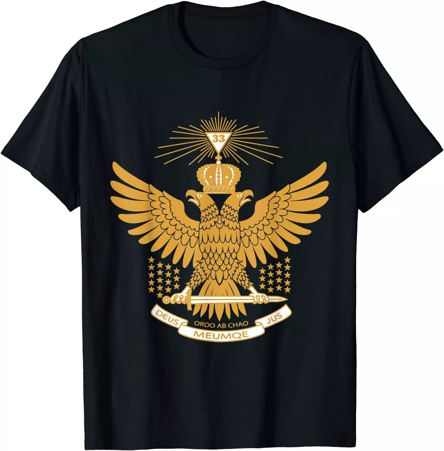 2025/NEW LIMITED Mens 33rd Degree Masonic Scottish Rite Wings Up Father’s Day T-