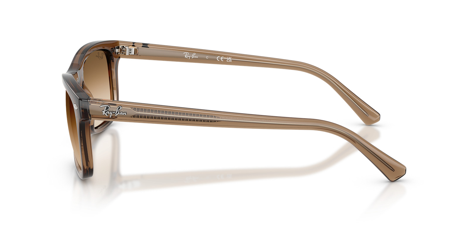 Ray-Ban RB2226 Transparent Light Brown/Brown Gradient 54 mm Sunglasses