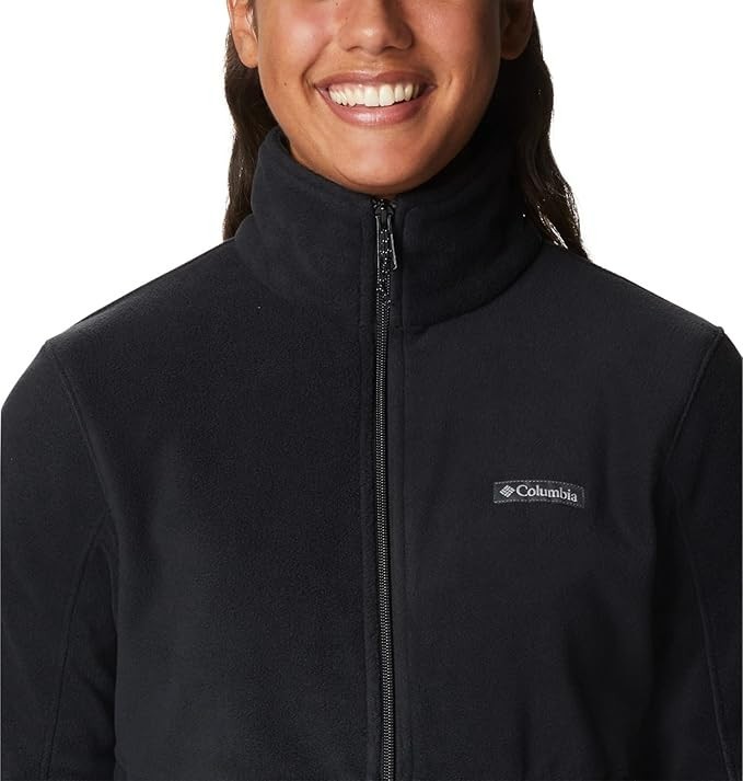 Columbia Basin Trail III Women’s Full Zip Fleece Jacket Black XK0841 010