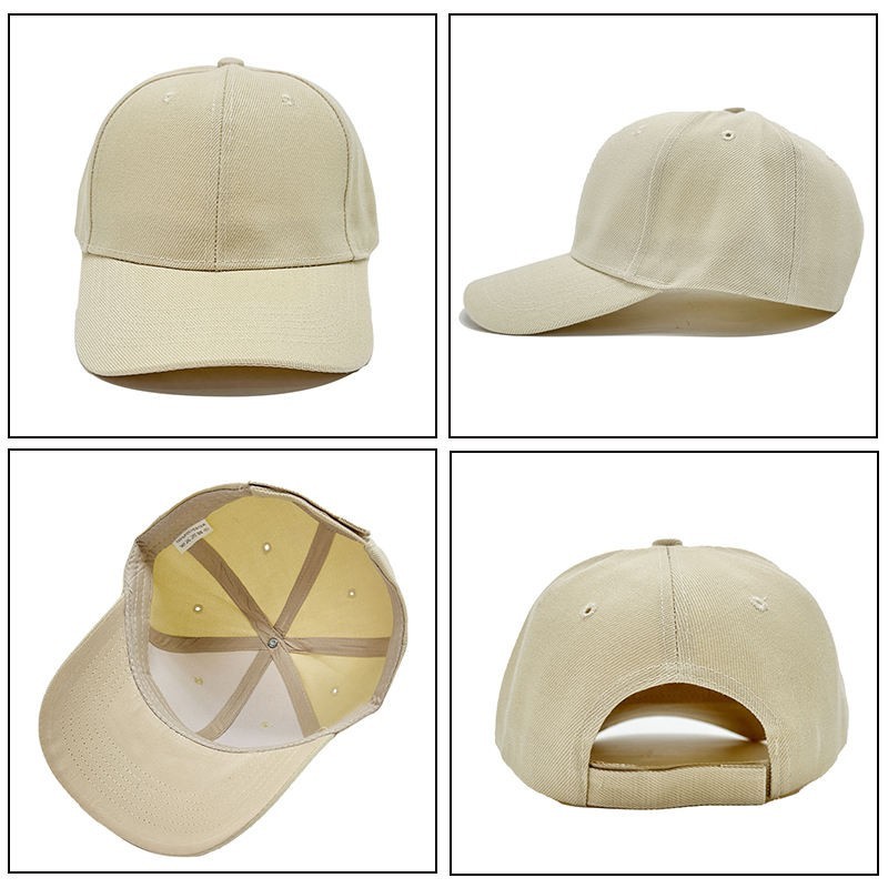 Cotton Baseball Cap Ball Dad Hat Adjustable Plain Solid Washed Men Washed