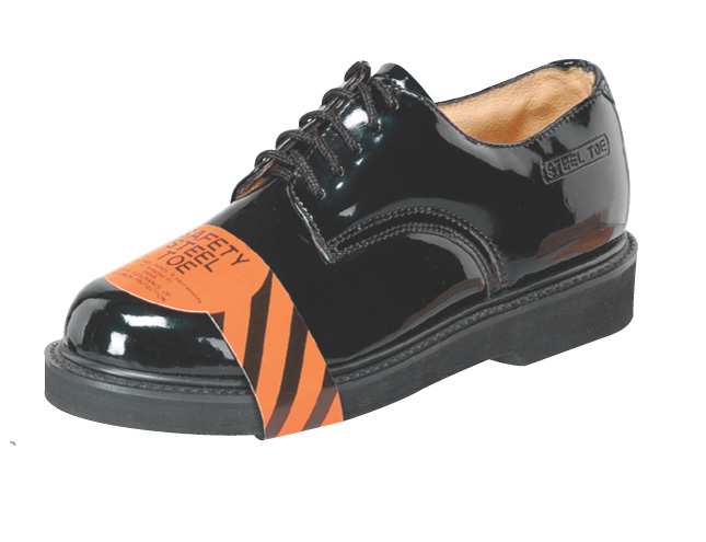 Vegace – LaVega Men STEEL TOE Patent Shoe Military Army ROTC Uniform Oxford 8601