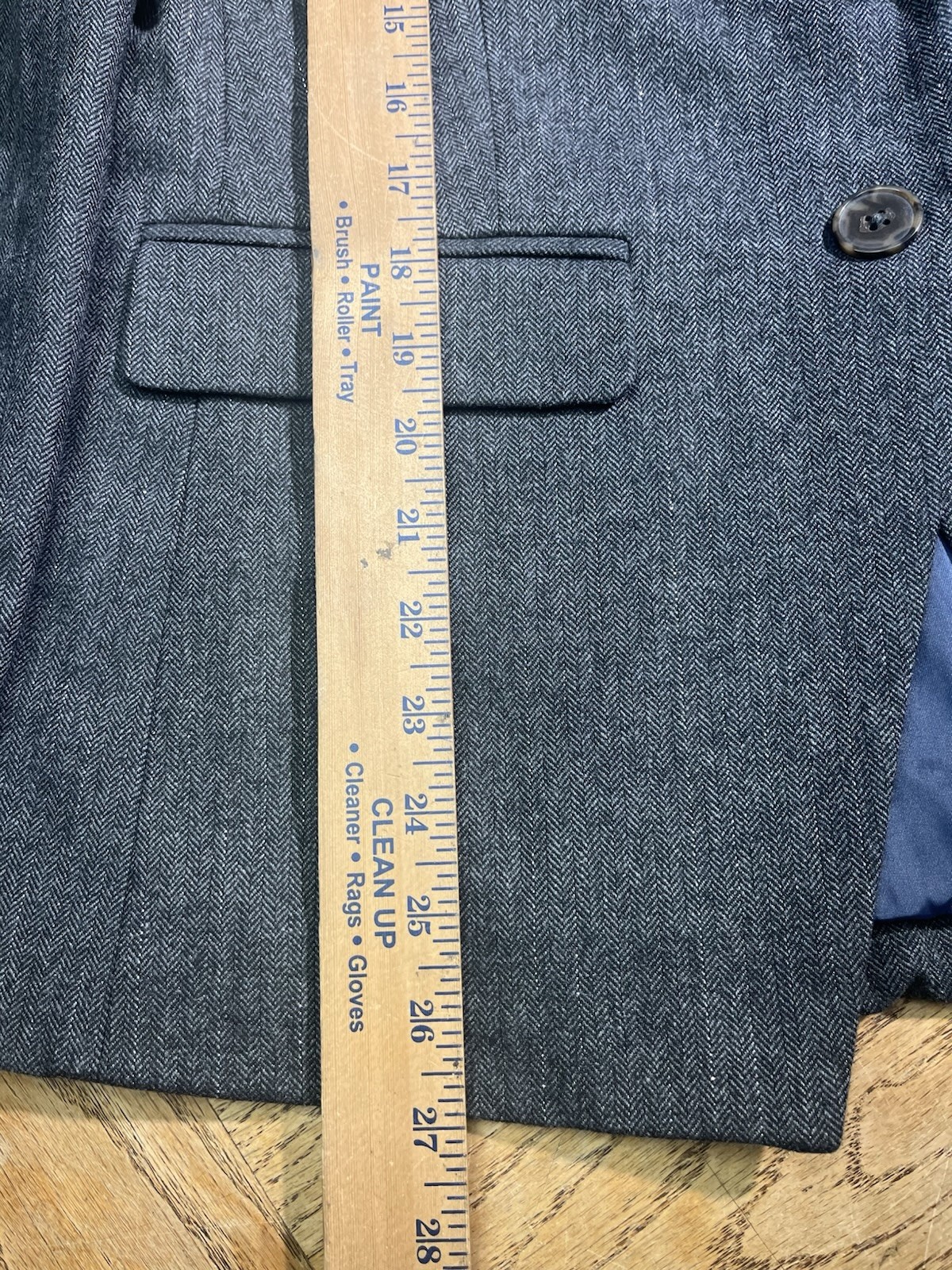 J.Crew Mario Bellucci Italian Wool Tweed Blazer Two Buttons Size 6 NWT $319