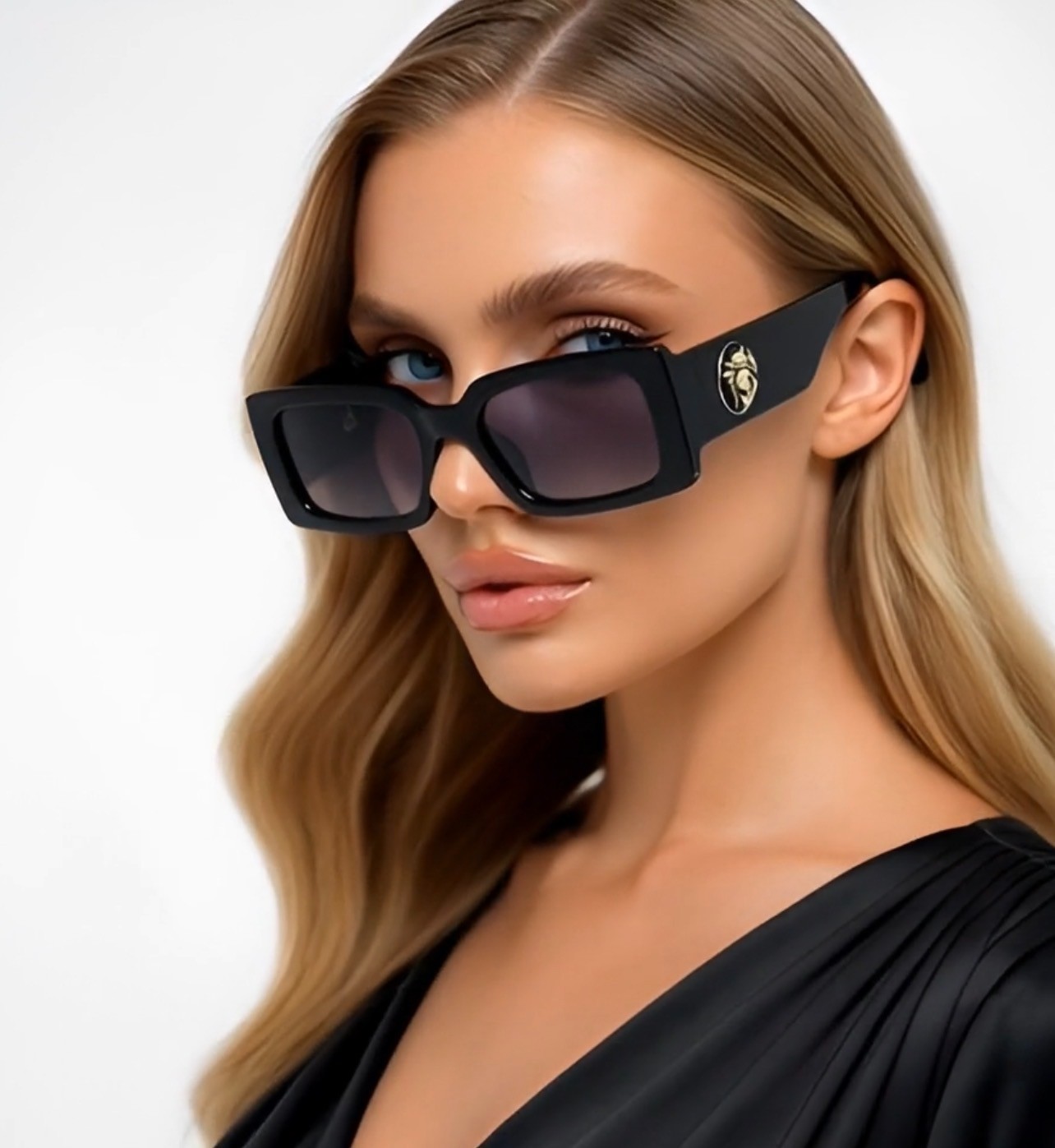 SQUARE OVERSIZED WOMEN TRNDY SUNGLASSES RETRO DESIGNER FASHION OUTDOOR HIP HOP
