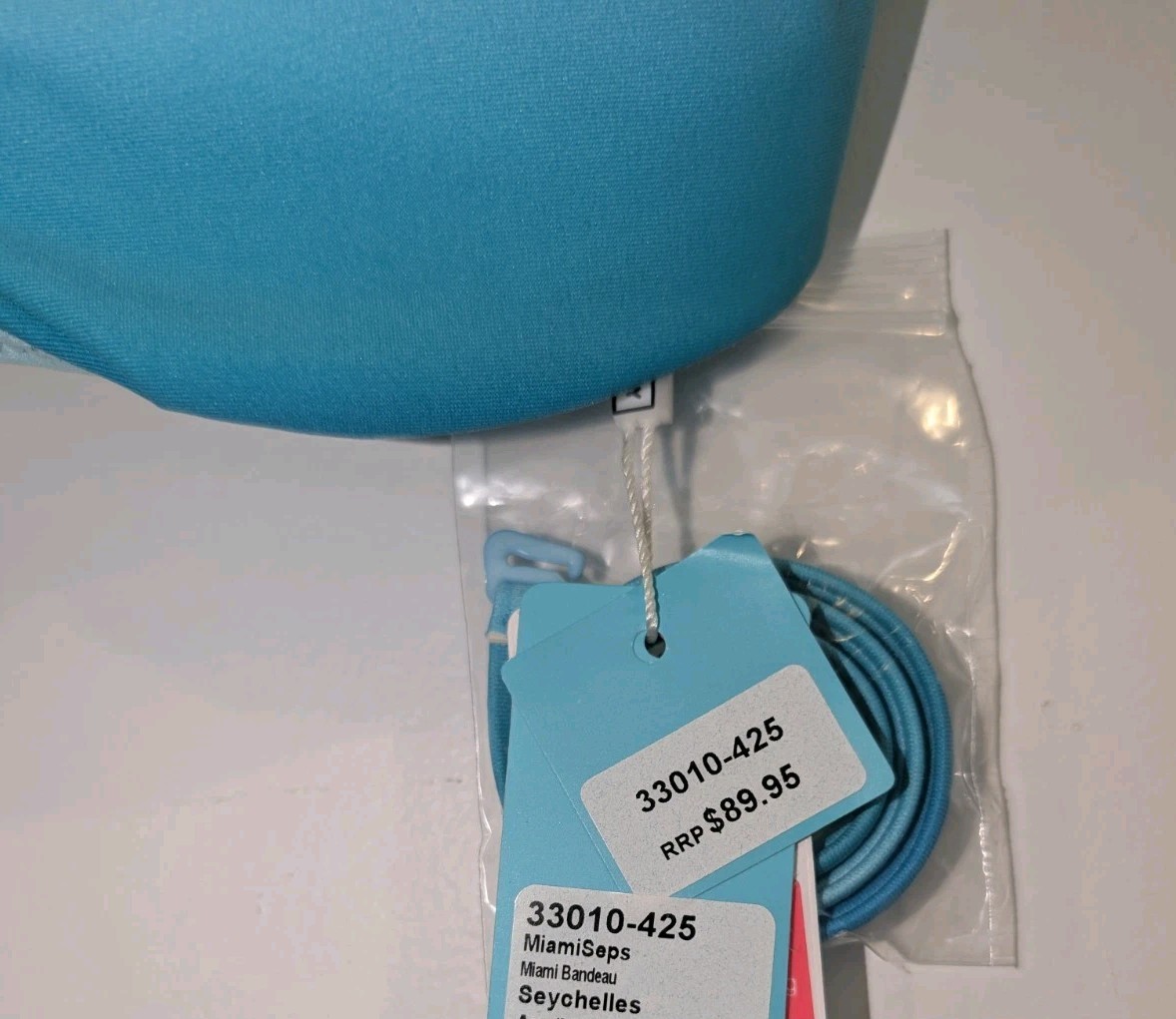 Seafolly Bikini Top Womens Ombre Seychelles Bandeau Size 14 New Tags RRP $89.95
