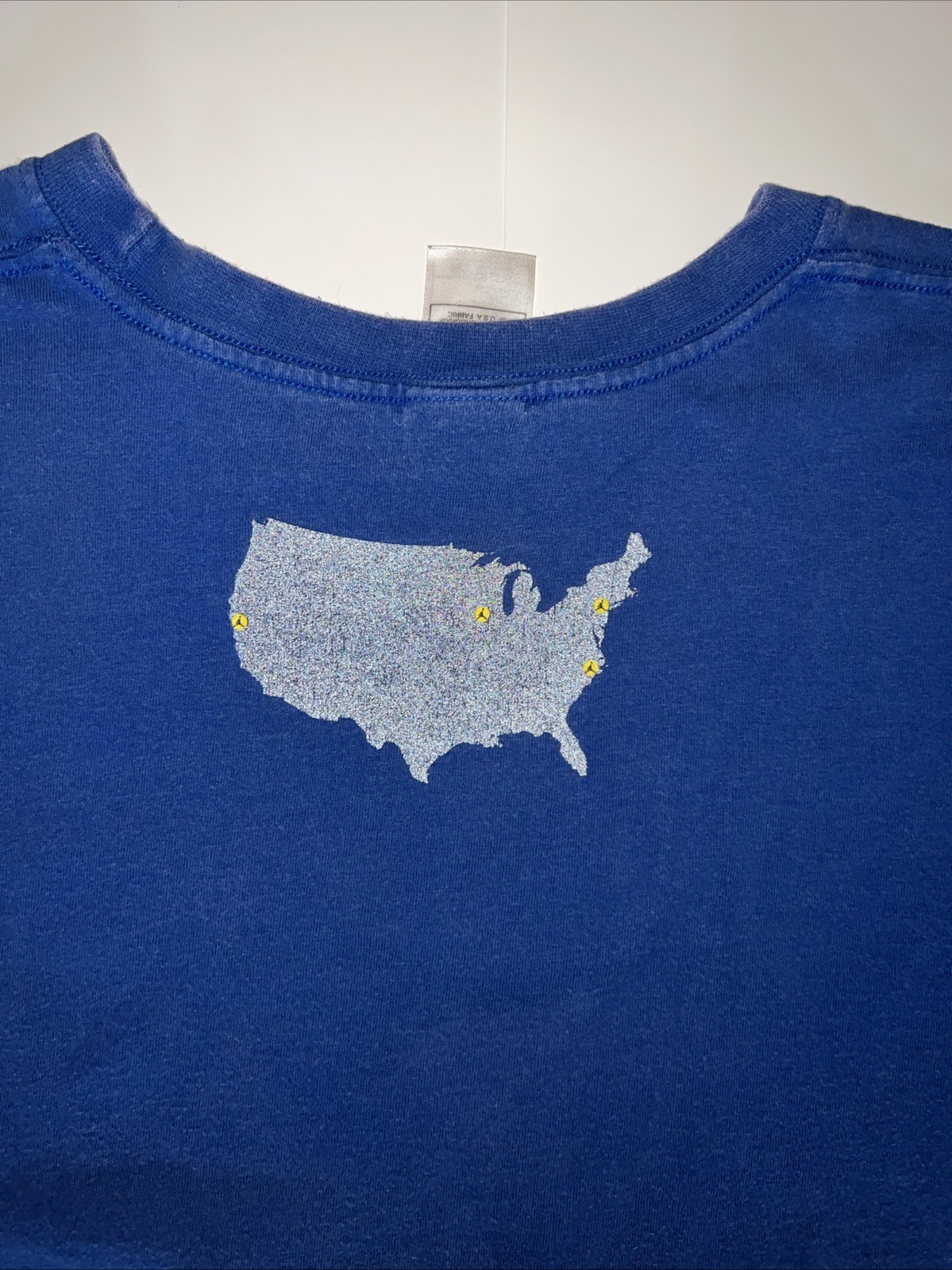 Air Jordan Blue Global T-Shirt Basketball Print size XXXL 3x Brand