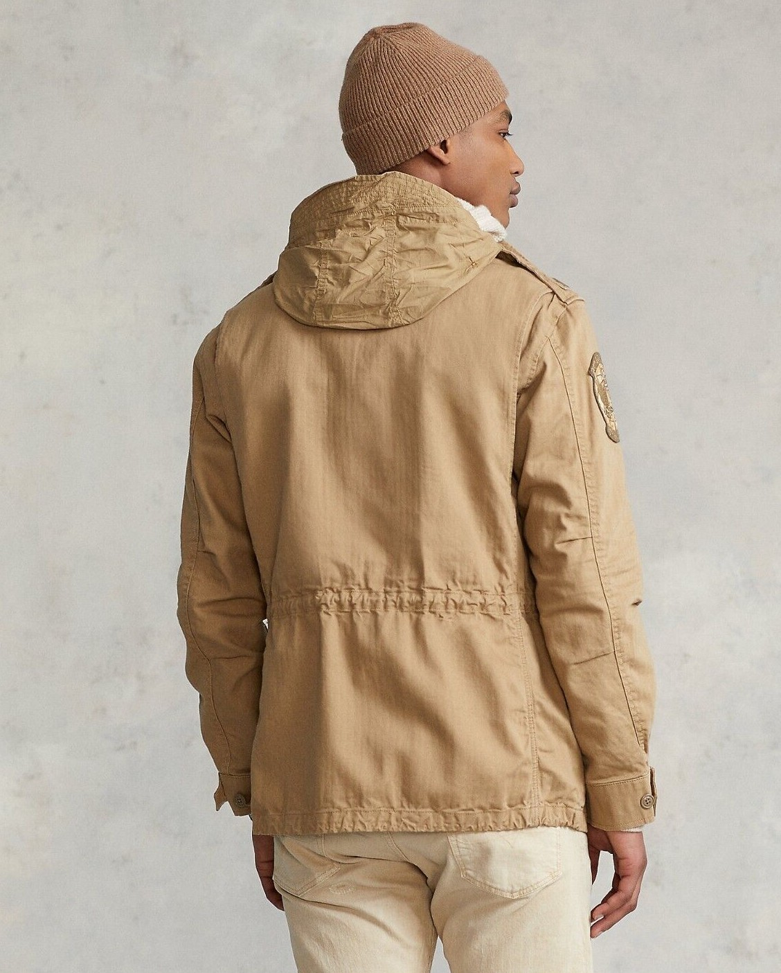 Polo Ralph Lauren M65 Military Army Paratrooper America Flag Desert Field Jacket