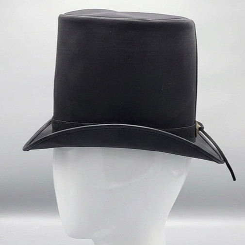 Handmade Dark Gothic Western Top Hat Braided Band Steampunk Cosplay Costume