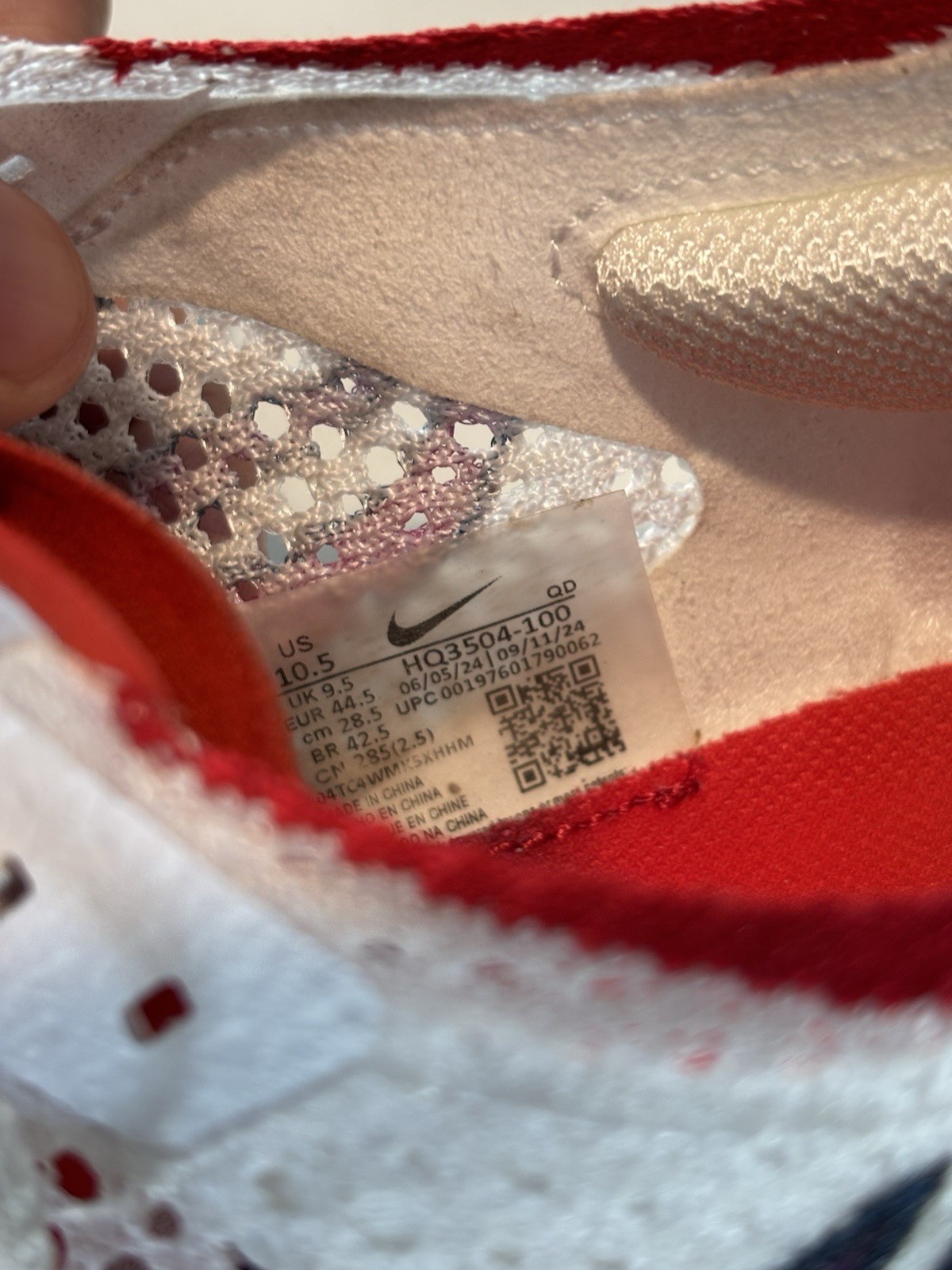 Nike ZoomX Vaporfly 3 Next% Ekiden Pack FlyKnit White/Red HQ3504-100