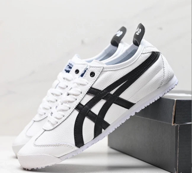 Unisex Authentic Onitsuka/Tiger MEXICO 66 Classic Athletic Shoes Black White