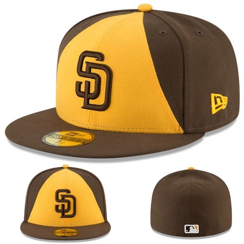 New Era San Diego Padres 5950 Fitted Hat MLB Cooperstown Classic Player Alt 2