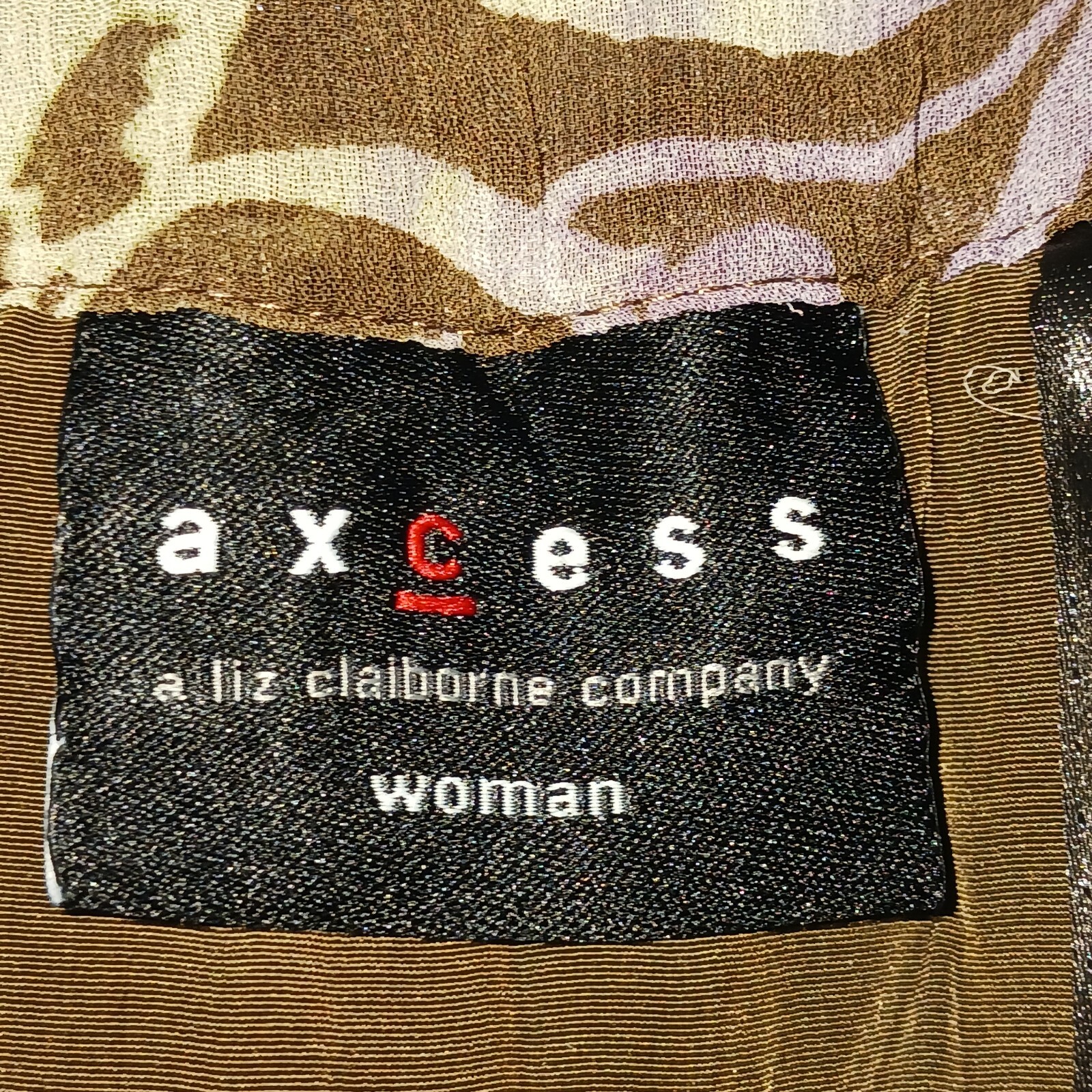 Axcess Blouse Women’s Size 1 Multicolor 3/4 Sleeve by Liz Claiborne EUC