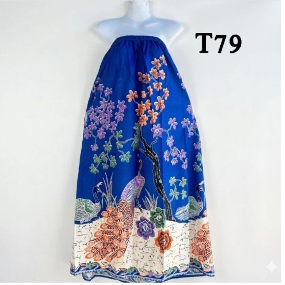 Thai Batik Sarong Long Skirt Shower Lady’s Wear Shower 2 Pcs./Set Stitched Women