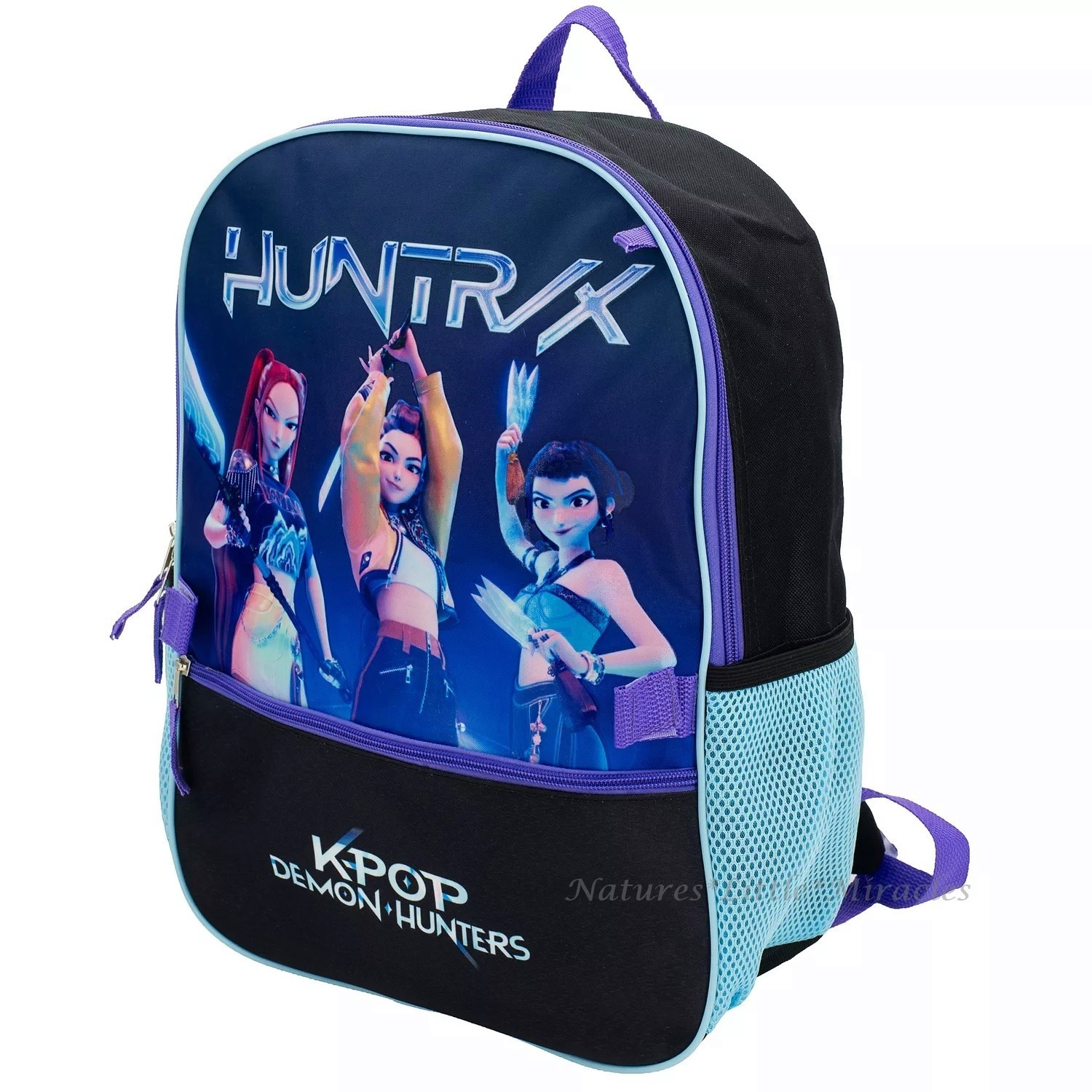 Kpop Demon Hunters Backpack 5 Piece Set Girls Lunch Box School Bag Case Lunchbox