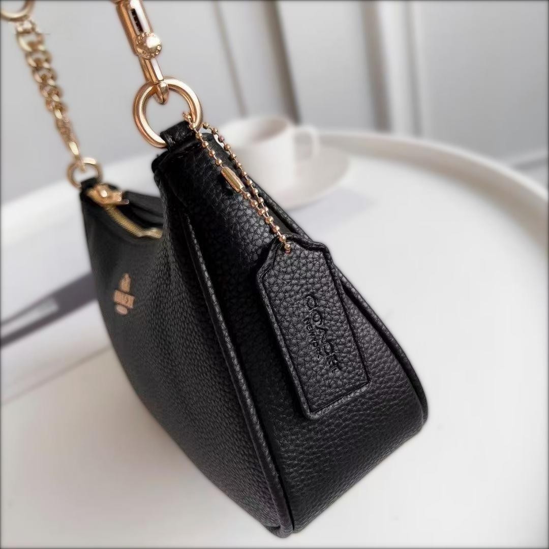Coach Teri Shoulder Bag Refined pebble leather/Black , Only unpacked, not used