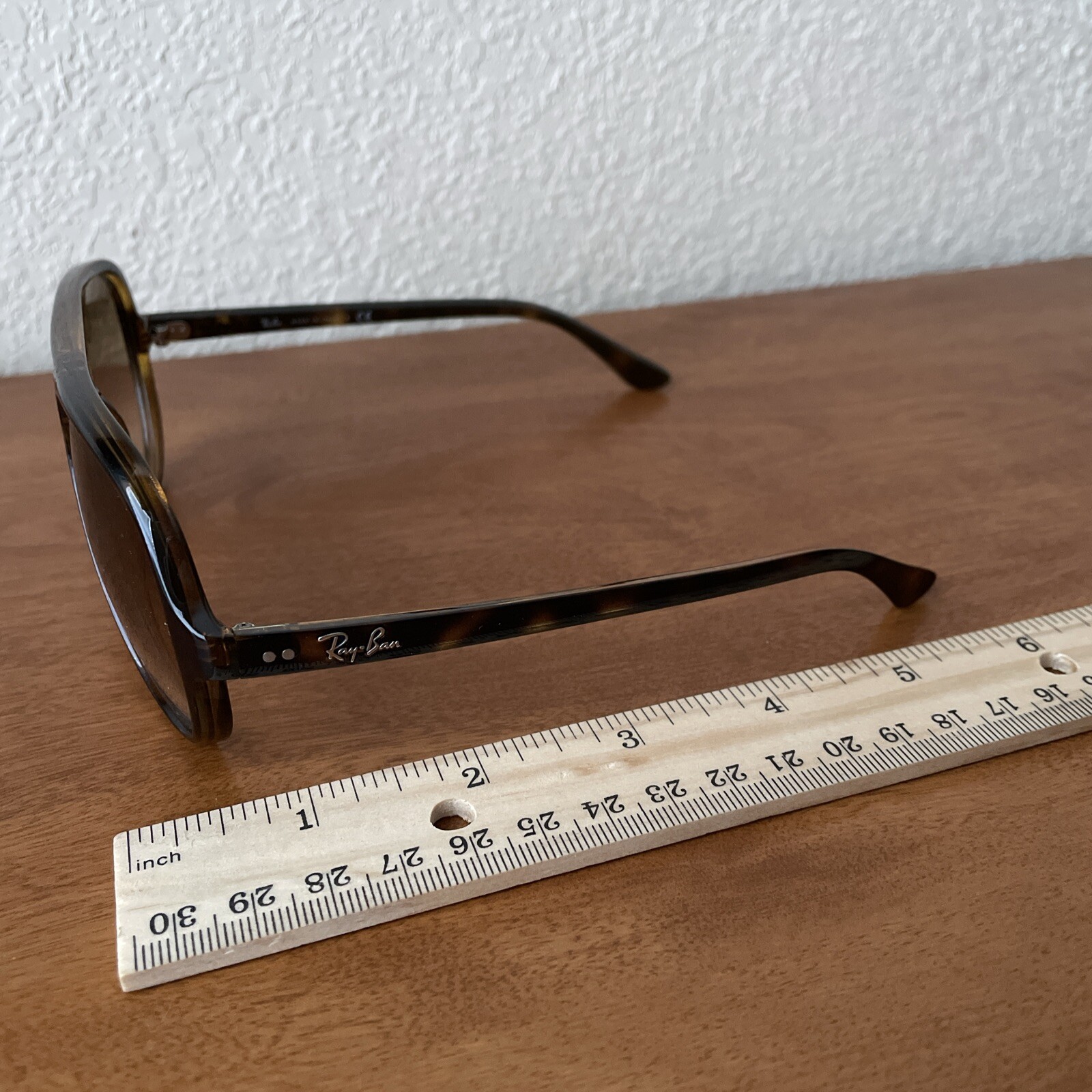 Ray-Ban RB4125 59-13 Aviator Sunglasses – Matte Havana 710/51 140 2N