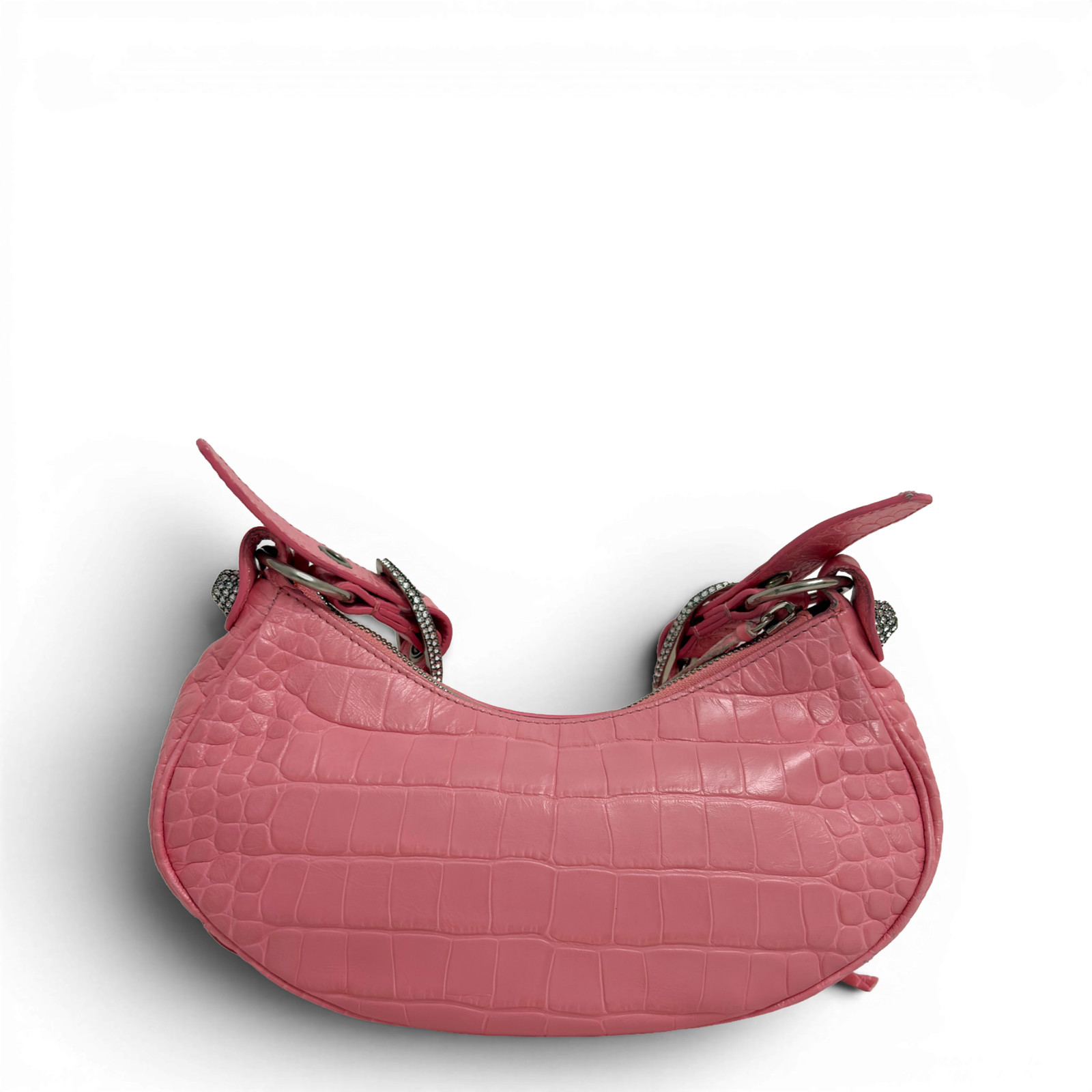 BALENCIAGA Le Cagole Shoulder Bag XS Linestone Pink