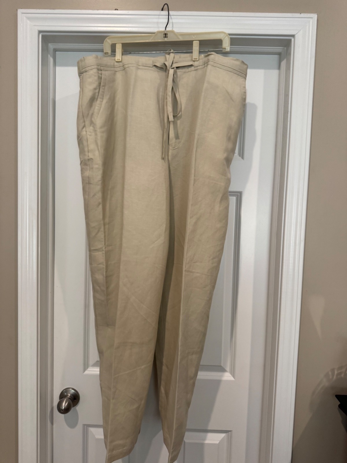 Cubavera Tan NEW Mens Linen Dress Pants Size 40-42 XL