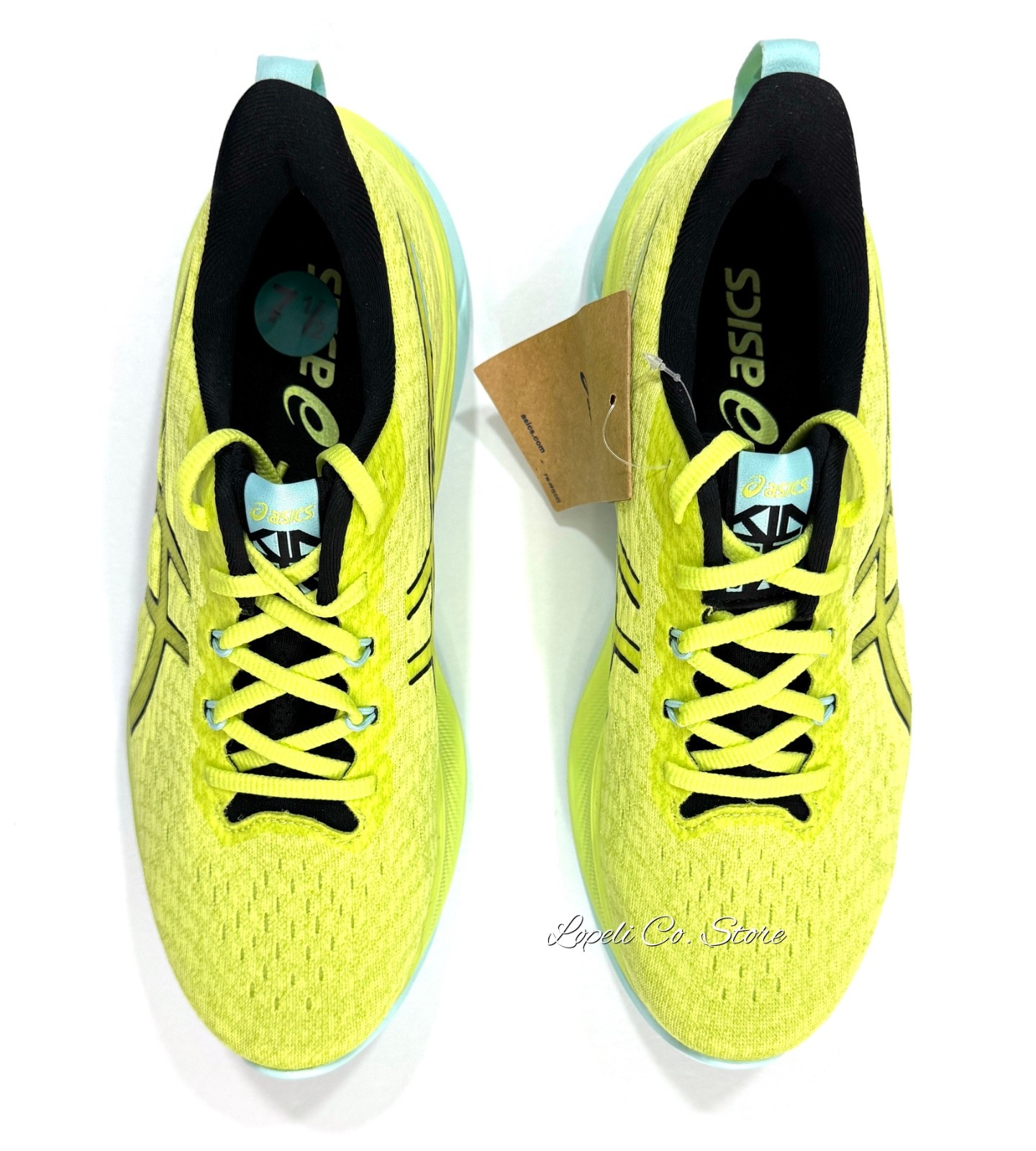 Asics Gel Kinsei Max Running Shoes Yellow Black Blue 1011B696 Mens 7.5