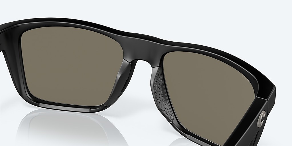 Costa Del Mar Mainsail Matte Black/Blue Mirror 580G Polarized 55 mm Sunglasses